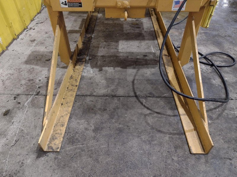 4,000 LBS X 16"-60" X 120" CALDWELL MODEL #60BMS-2-60 BATTERY POWERED REMOTE CONTROL SHEET LIFTER: YOBRO #24914