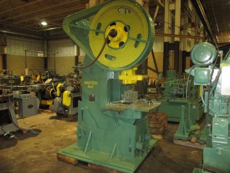 60 TON MINSTER # 6 OBI FLYWHEEL PRESS