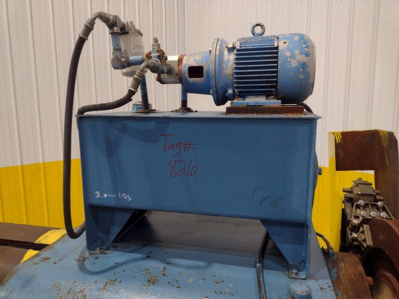10,000 LB X 42” B&amp;K MOTORIZED UNCOILER COIL REEL : STOCK #22955