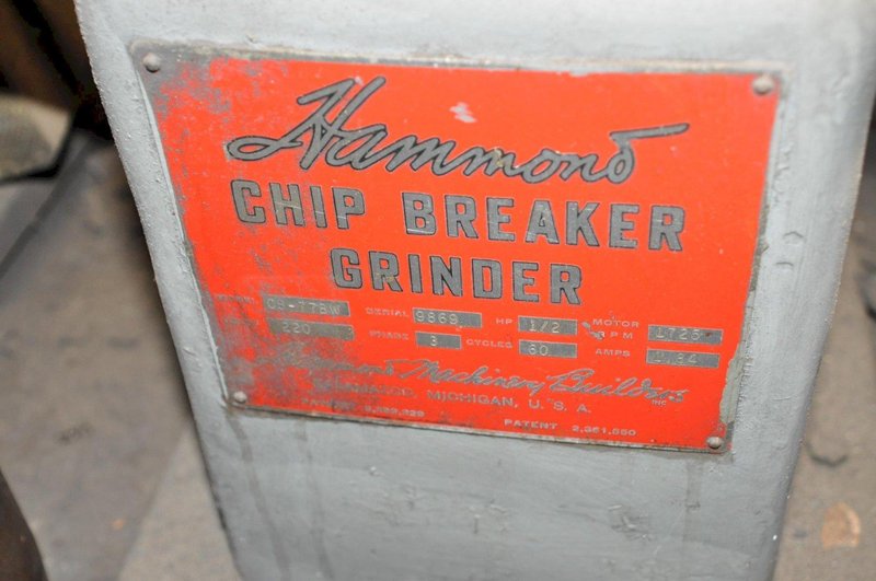 HAMMOND CB-77BW CHIP BREAKER TOOL GRINDER. STOCK # 1052722