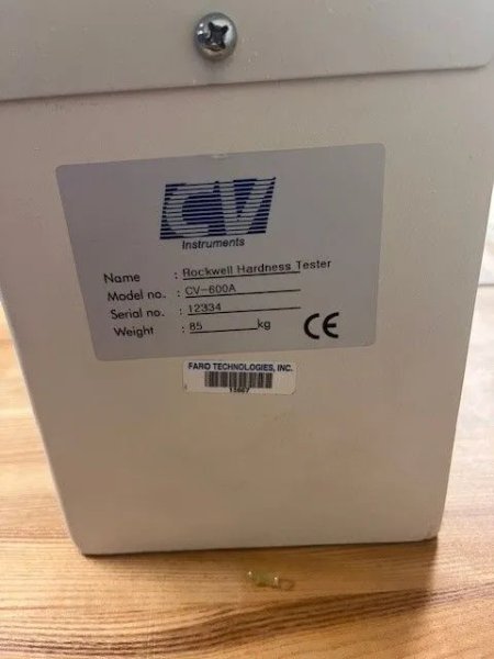 SPI Rockwell Hardness Tester Model CV-600A