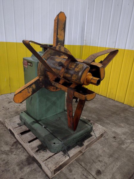 18" WIDE X 2,500 LBS YODER MODEL #M2 PULL THROUGH SLITTING LINE, INCLUDES UNCOILER, SLITTER &amp; RECOILER: STOCK #22471