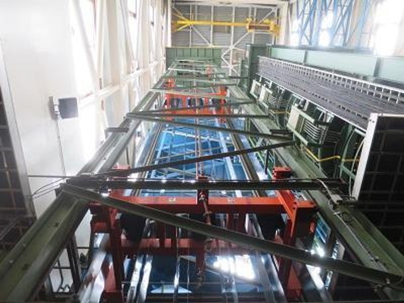 16" (406MM) EBNER VERTICAL BRIGHT ANNEALING FURNACE