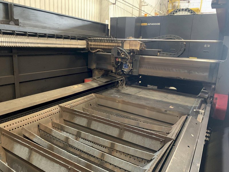 4000 WATT X 60" X 120" AMADA MODEL #FO3015NT LASER CUTTING CELL STOCK #3064
