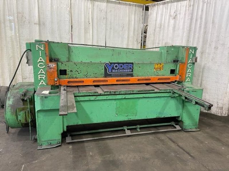 6' X 1/4" NIAGARA MODEL #76B POWER SQUARING SHEAR: STOCK #76550