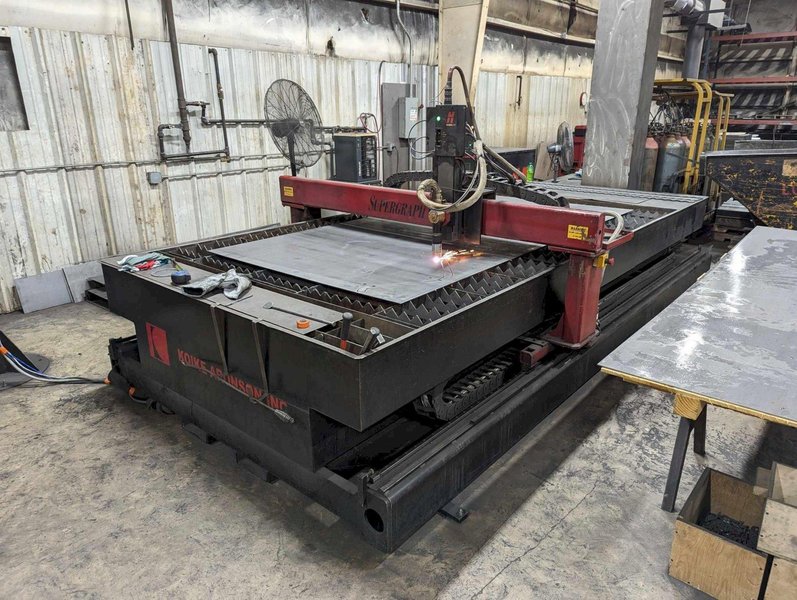 78" X 144' KOIKE ARONSON MODEL SG-7812 SUPER GRAFT PLASMA CNC CUTTING MACHINE