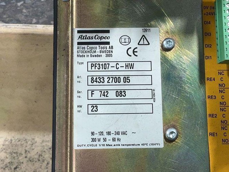 Atlas Copco 300 Watts  Nutrunner  W/controller - Pf3107-c-hw