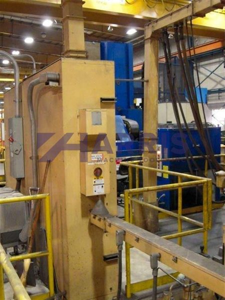 124" Bullard Dyn-au-tape 2 Axis CNC Vertical Boring Mill with Fanuc 15TT Control