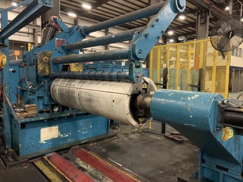 72" x 60,000# Uncoiler and Stamco Recoiler Package with Exit Coil Car