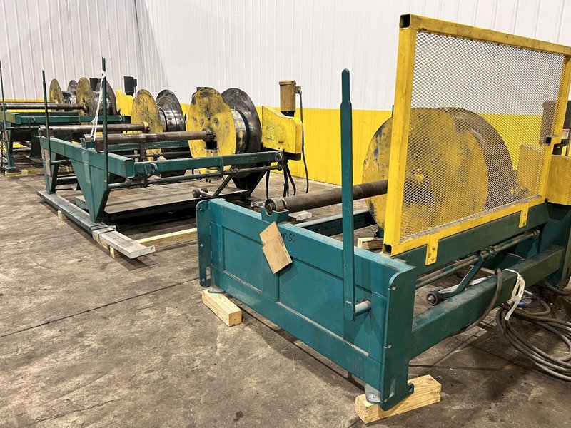 60" x 16 GAUGE IOWA PRECISION MODEL #GAF60-6 COIL SLEAR (SLITTING &amp; CUT-TO-LENGTH) LINE, WITH UNCOILERS &amp; SIDE PUNCHING / NOTCHING: YOBRO #24552