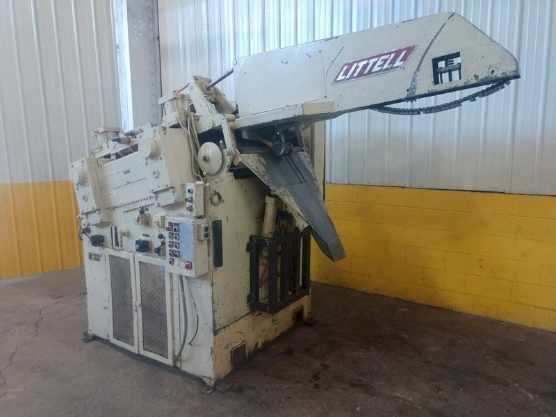 30" X .125" LITTELL MODEL #632D-7PD POWERED STRIP STRAIGHTENER WITH PEELER: STOCK 14128