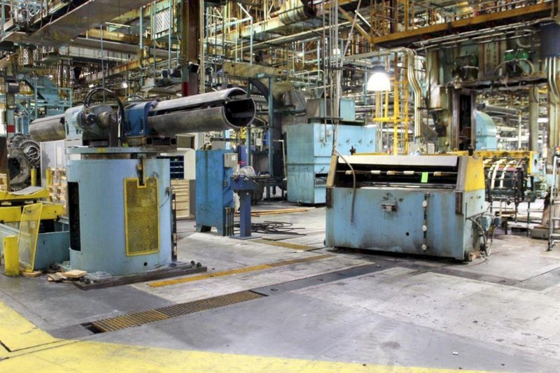 SWFESC62 PERFECTO PRESS FEED LINE WITH ASC JN 1235 UNCOILER. STOCK # 0133625