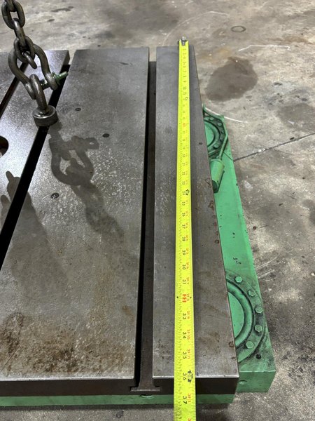 36" X 48" GIDDINGS &amp; LEWIS AIR LIFT ROTARY TABLE: STOCK #23587