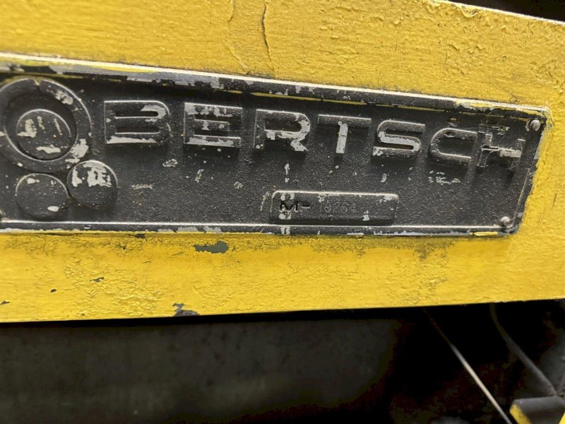 10' X 3/4" BERTSCH 3-ROLL INITIAL PINCH MECHANICAL PLATE ROLL: STOCK #20476