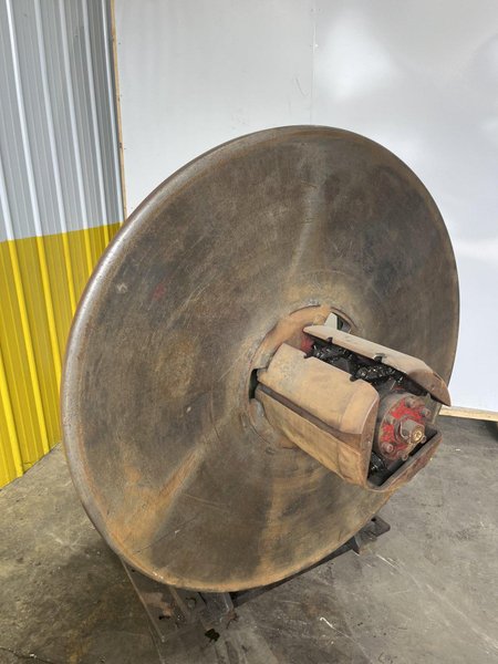 4000 LB 2 TON x 15" Egan PULL OFF SINGLE END UNCOILER COIL REEL : STOCK #11958
