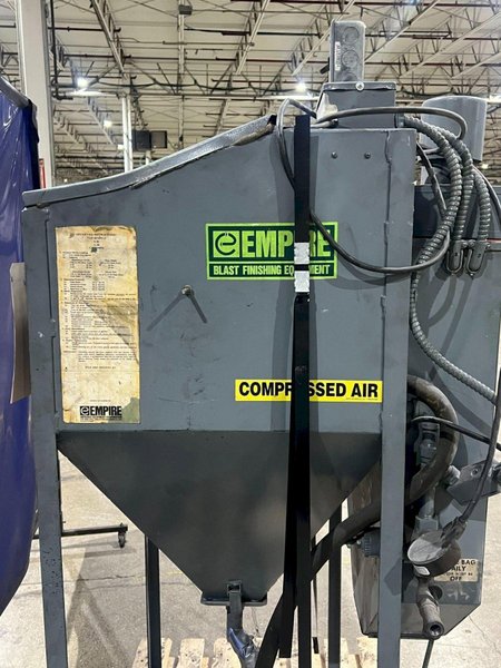 EMPIRE ABRASIVE EQUIPMENT S-30 SANDBLAST CABINET EQUIPMENT USED