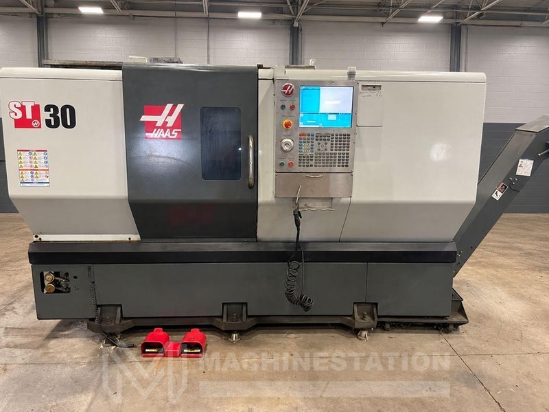 Haas ST-30 CNC Turning Center – 12″ Chuck, Tailstock Lathe