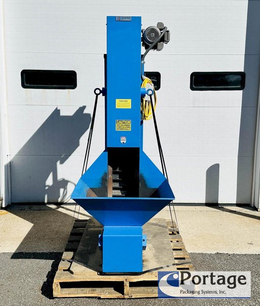 Goessling 90° Up / Elevating / Z Conveyor  |  Screw / Bolt / Material Conveyor
