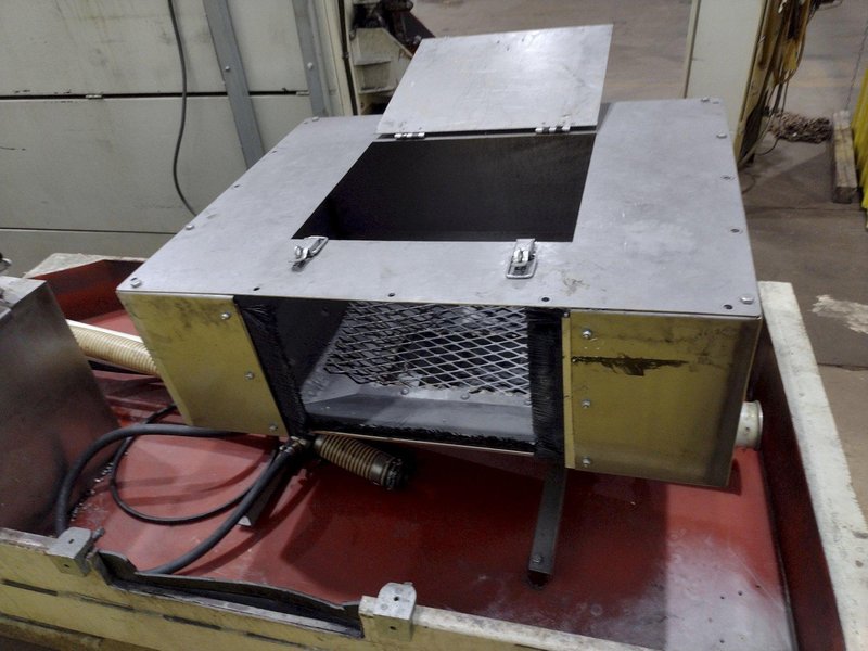 60" X 8 CU FT ALMCO MODEL V8-S TUB TYPE VIBRATORY DEBURRING FINISHING SYSTEM: STOCK #18832