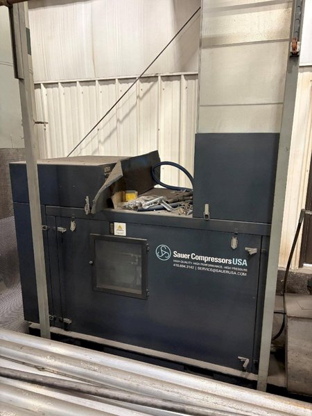 South-Tek Systems N2-GEN 420S-1T3 PSA Nitrogen Generator, 2018 – 40 HP Sauer High-Pressure Air Compressor, ASME-Code Nitrogen/Air Storage Vessels