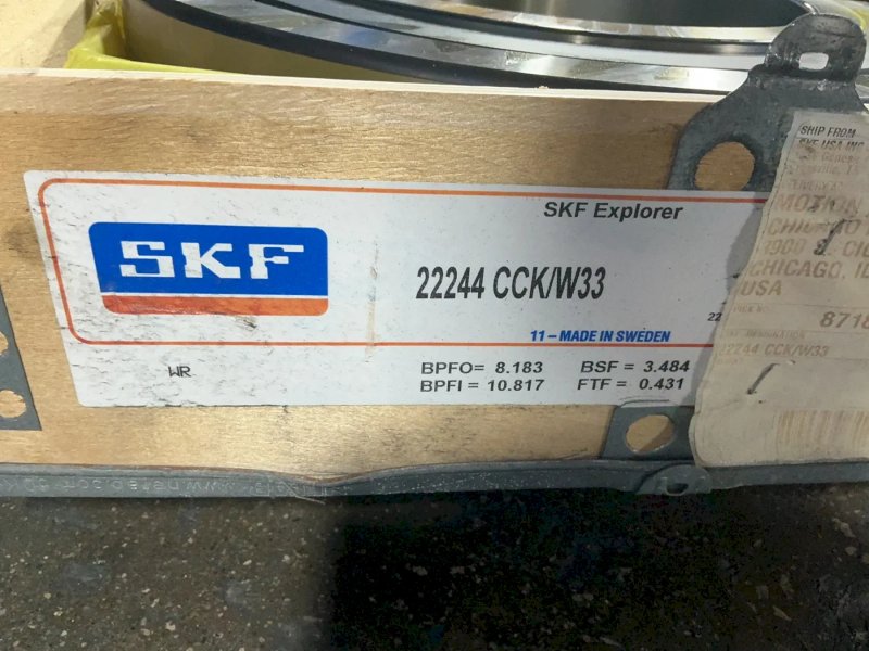 Skf 15.75” Diameter Explorer Spherical Roller Bearing - 224 Cck/w33