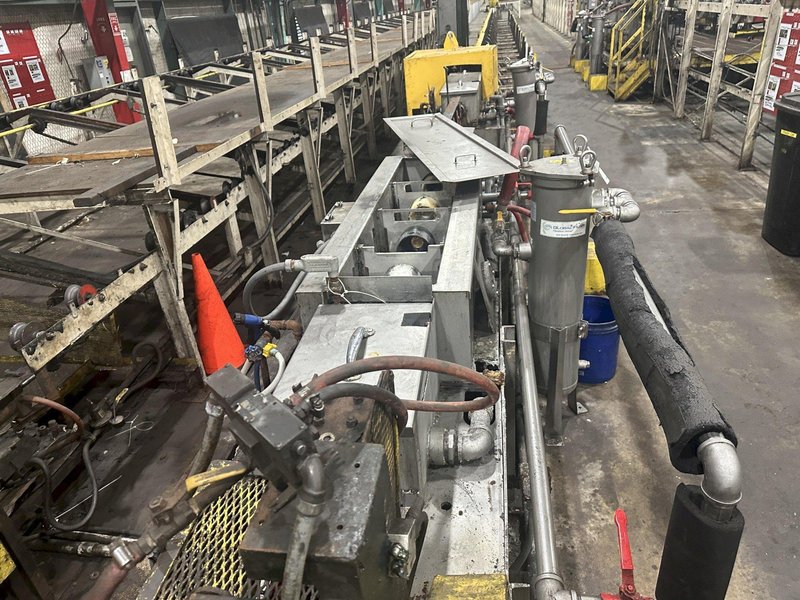4" CAPACITY ULTRASONIC BAR &amp; TUBE CONTINUOUS WASHER: STOCK #22589