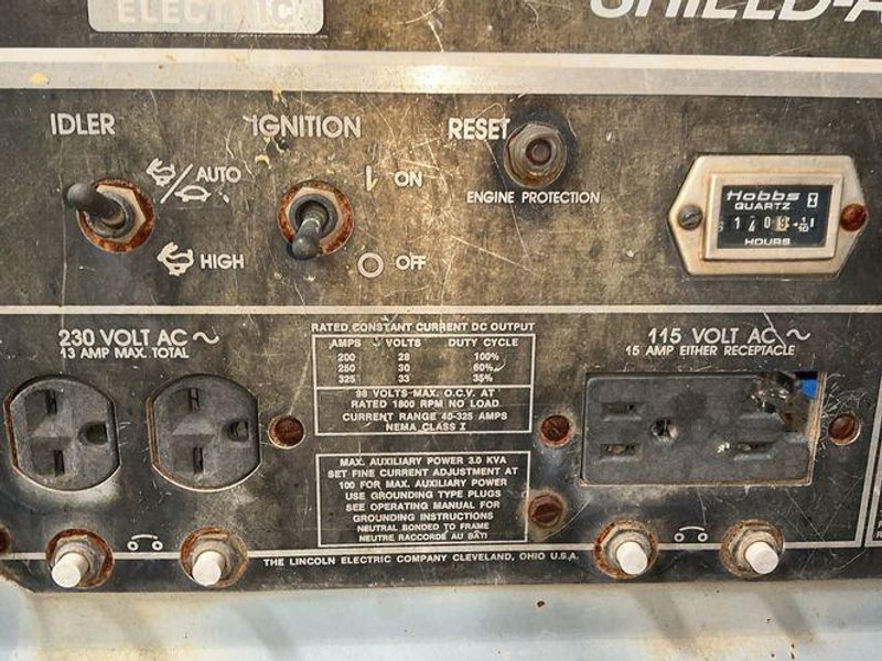 Lincoln Electric 325 Amps Welder - Shield-arc Sa-250
