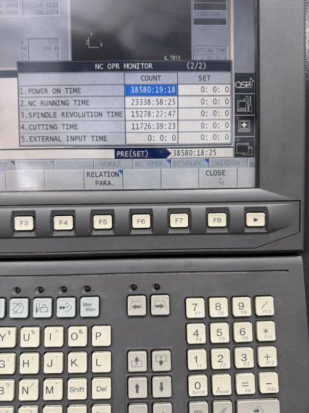 Okuma MA-550VB CNC Vertical Machining Center – 50 Taper Mill