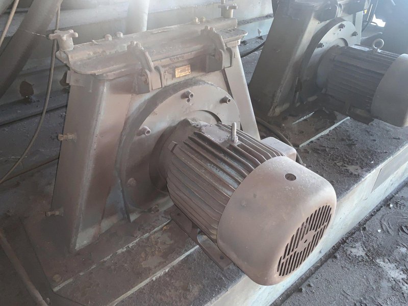 25 HP PANGBORN ROTOBLAST SHOT BLAST WHEEL WITH TOSHIBA MOTOR, 2 AVAILABLE: STOCK #14561