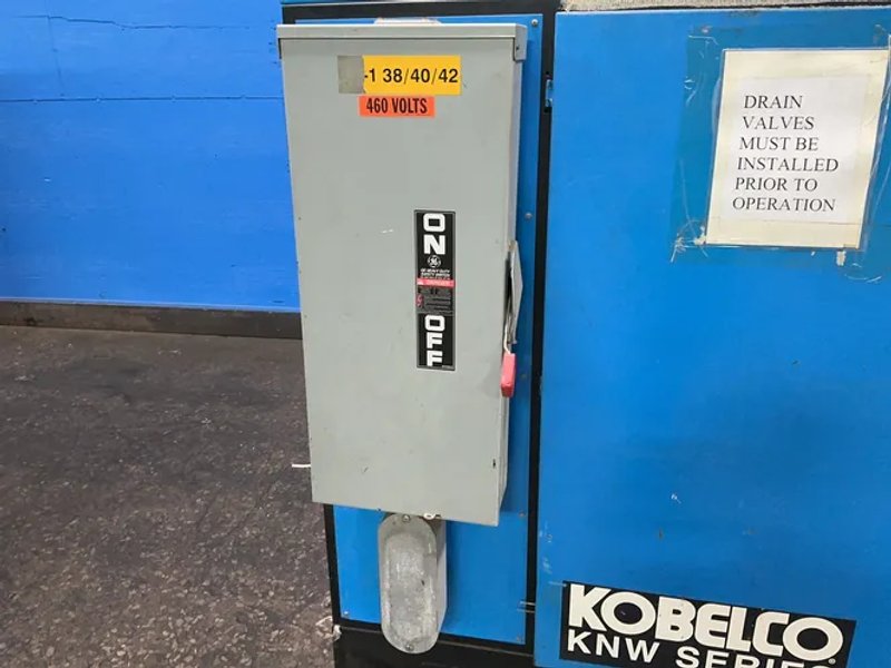 Kobelco 100 Hp  Rotary Screw Air Compressor - Knw A1-a/l