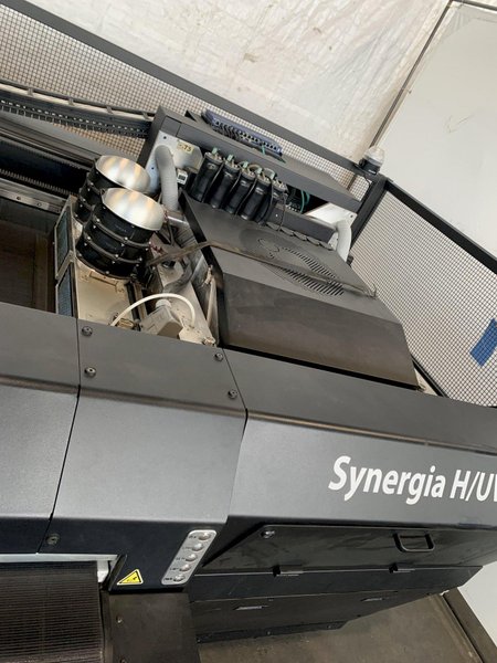 126" NOVUS IMAGING SYNERGIA H/UV WIDE FORMAT PRINTER. STOCK # 0951822