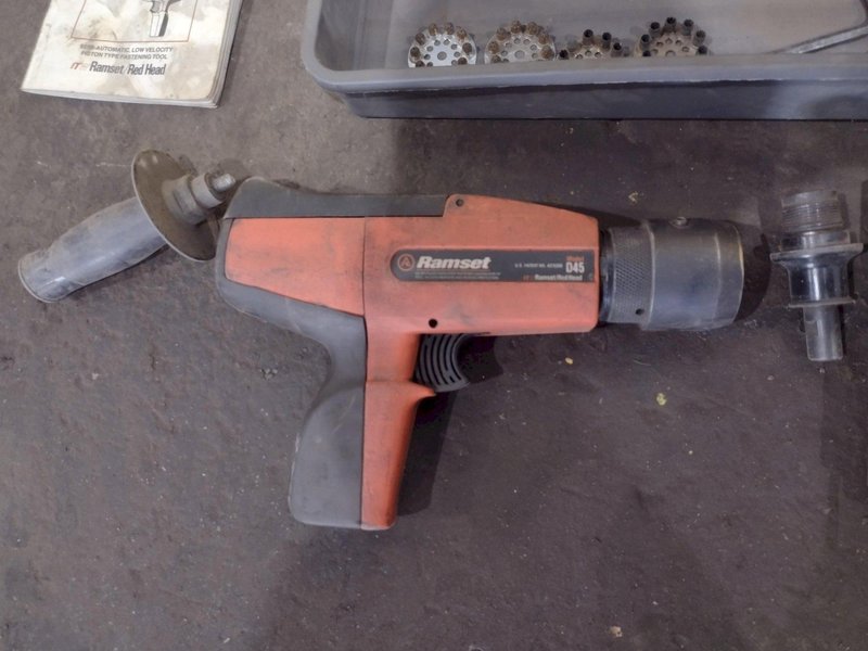 RAMSET/HILTI MODEL #D45 PORTAMARK SEMI AUTO POWDER ACTUATED STEEL MARKING GUN: STOCK #18907