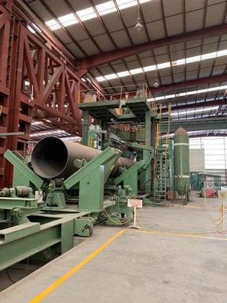 72" (1,800mm) x 1" (25.4mm) Blohm &amp; Voss (2 Step) API Spiral Pipe Mill