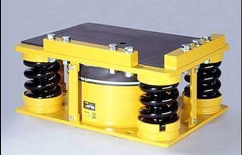 (4) GERB VISCODAMPER VIBRATION ABSORBING SPRING PADS FOR PRESSES: STOCK #21631