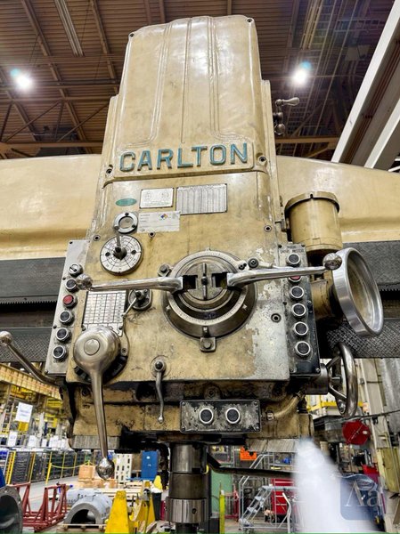 12' X 26" CARLTON MODEL #5A TRAVELING BASE RADIAL ARM DRILL: STOCK #21125