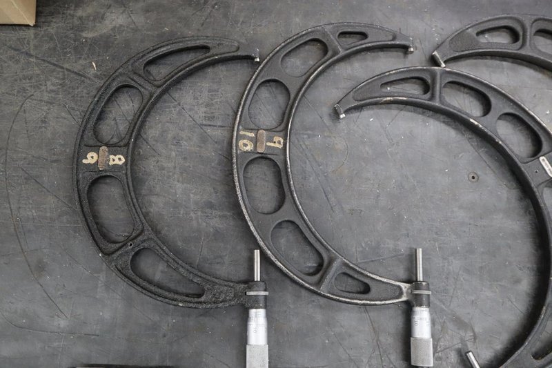 Sterret Micrometers: 5-7", 7-8", 8-9", 9-10", 10-11", 11-12"- Auction Item