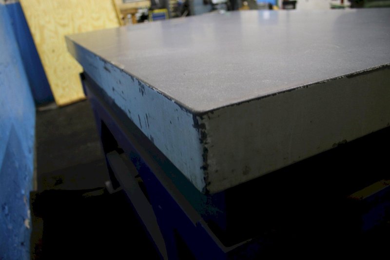 48" X 72" X 10" RAHN GRANITE TABLE ON STAND: STOCK #76220