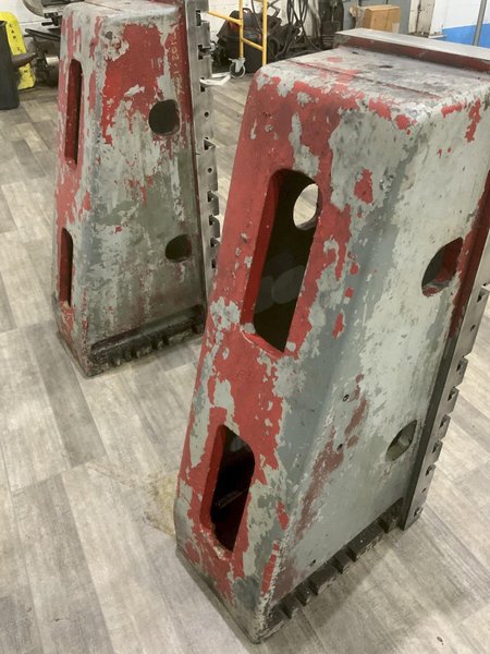 1 SET OF 12" X 36" G &amp; L T SLOTTED ANGLE PLATES: STOCK #81243"