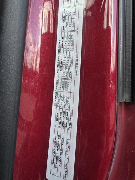 2022 Peterbilt 567 804180