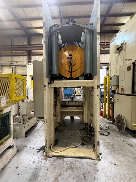 200 ton Aida NC1-2000(2) Used Single Point Gap Mechanical Metal Stamping Press For Sale, Year 2010