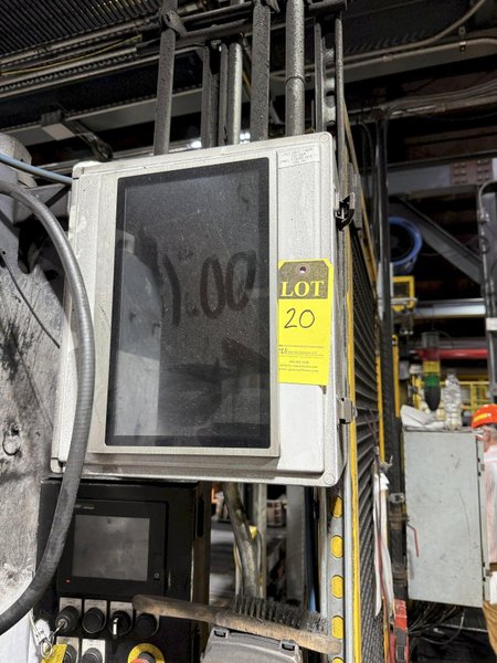 2019 Sinto model FDNX-I left hand automatic molding machine s/n 19605412010, with hydraulic system , controls, approx. mold count 725,834, feed belt conveyor with drive