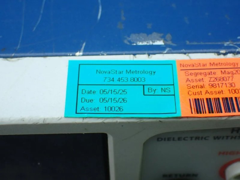 Associated Research Hypot Series Dielectric Withstand Tester.  - 3865
