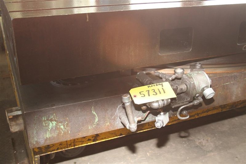 96" X 96" GIDDINGS &amp; LEWIS ROTARY AIR LIFT TABLE:  STOCK #57311