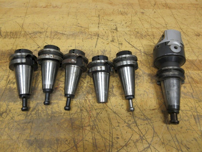 BT-Tool Holders - with (1) Criterion TABH-300D High Precision Boring Head, and (5 pcs)  Parlec BT-40 Collet Chucks- Auction Item
