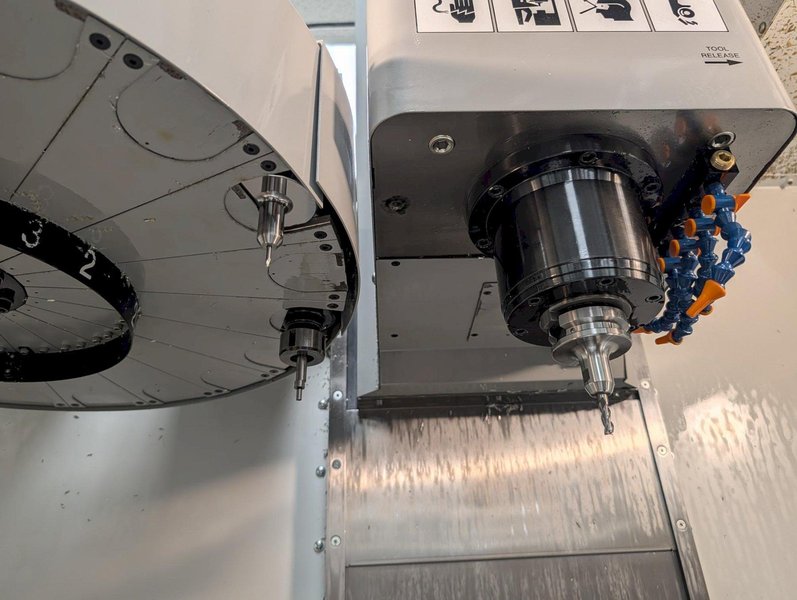 Haas VF-1D CNC Vertical Machining Center, Haas Coldfire CNC Control, 10,000 RPM, 20 ATC, LESS THAN 3000 SPINDLE HOURS- Auction Item