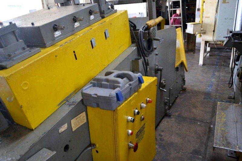 10,000 lbs. x 12" Wide Coe Used Coil Cradle Straightener For Sale, Model# CPCC-10012