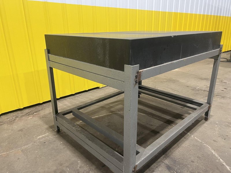 48" X 36" X 6" BLACK GRANITE PRECISION LAYOUT INSPECTION TABLE: STOCK #19822