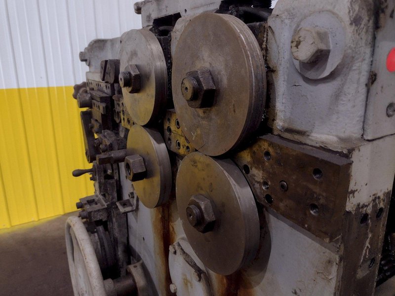 .148" x 2.75" COIL O.D. TORRINGTON MODEL #W12 SPRING COILER / COIL MAKING MACHINE: STOCK #18728