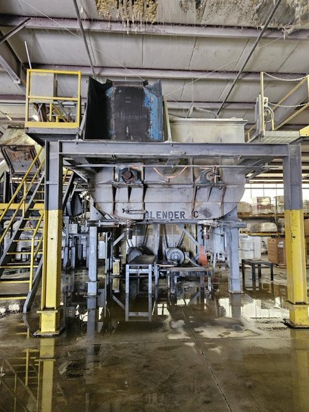 Custom Built Stainless Steel Dual Double Helix Ribbon Blender, 2000
