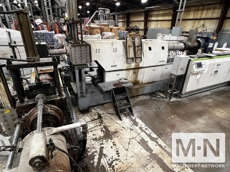 200 MM PURUI MODEL SJ200/32 DUAL EXTRUDER PELLETIZING LINE MFG 2018 (2) AVAILABLE